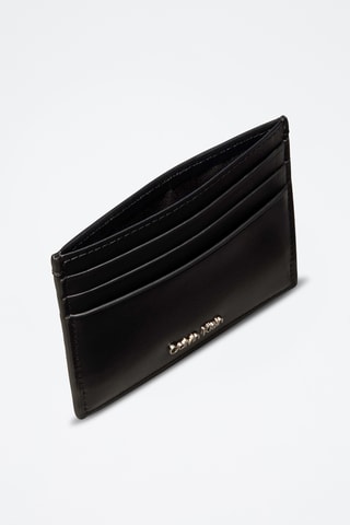 Porte-cartes en cuir nappa - Noir