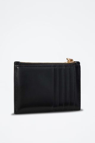 Porte-cartes en cuir nappa - Noir