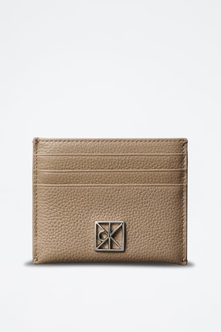 Porte-cartes en cuir - Marron