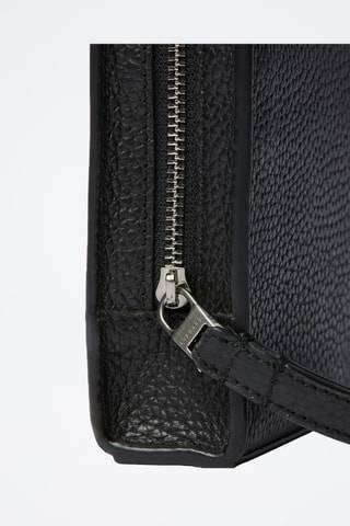 Pochette en cuir - Noir