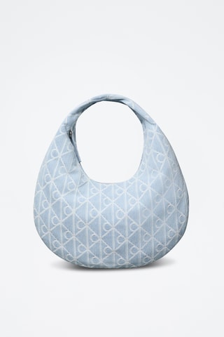 Sac porté épaule en jean - Ciel