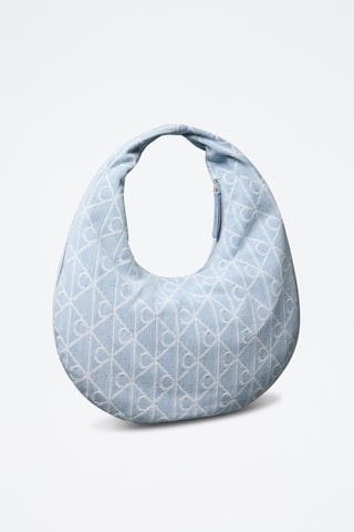 Sac porté épaule en jean - Ciel