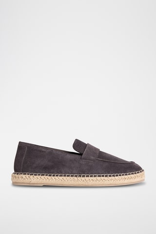 Mocassins en nubuck - Marron foncé