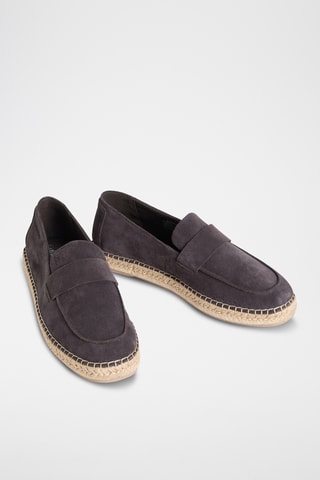 Mocassins en nubuck - Marron foncé