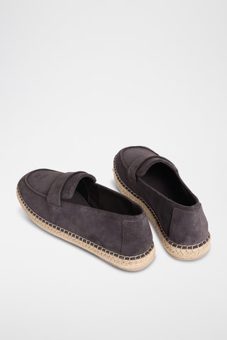 Mocassins en nubuck - Marron foncé
