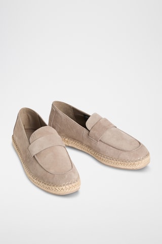 Mocassins en nubuck - Gris