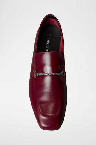 Mocassins en cuir - Bordeaux