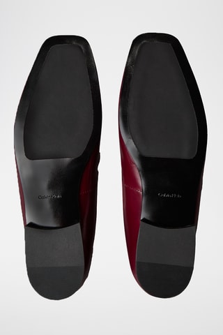 Mocassins en cuir - Bordeaux