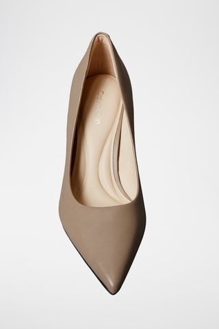 Escarpins en cuir - Taupe