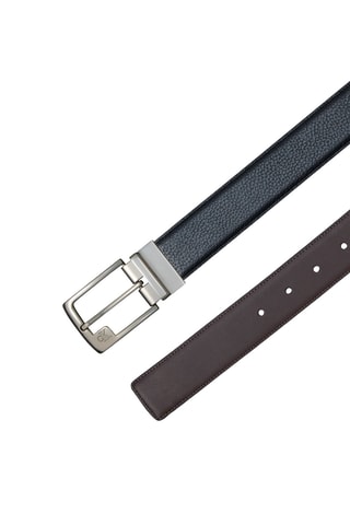 Ceinture en cuir de buffle - Noir