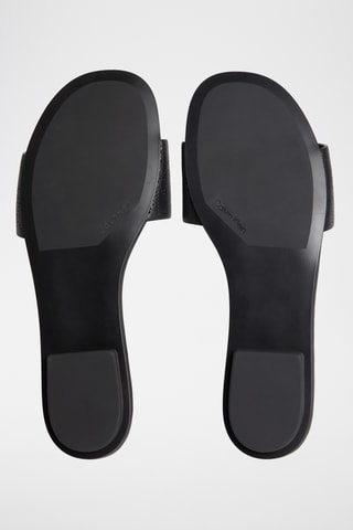 Mules en cuir nappa - Noir