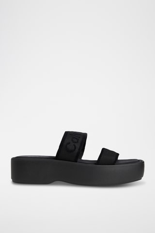 Mules plateformes - Noir