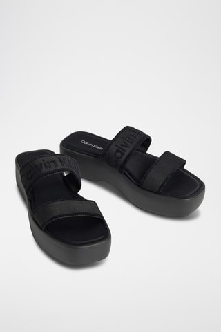 Mules plateformes - Noir