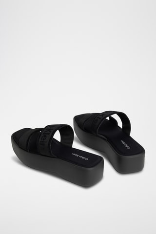 Mules plateformes - Noir