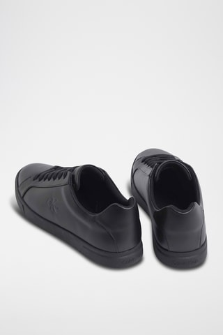 Zapatillas de piel - Negro