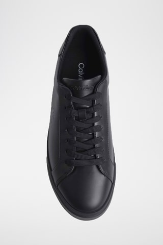 Zapatillas de piel - Negro