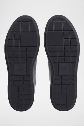 Zapatillas de piel - Negro