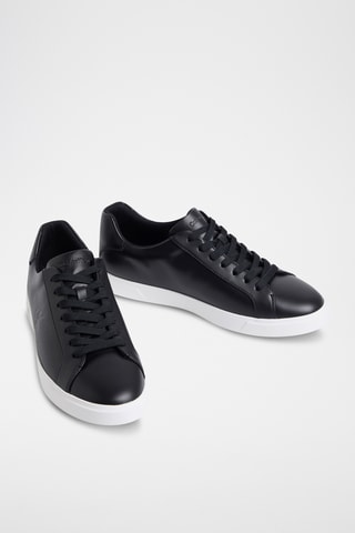 Baskets en cuir - Noir