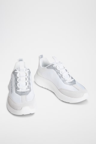 Baskets en nubuck - Blanc