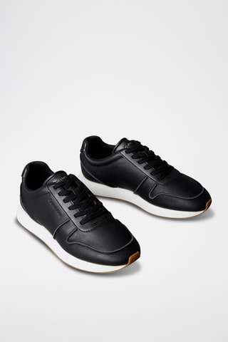 Baskets en cuir - Noir