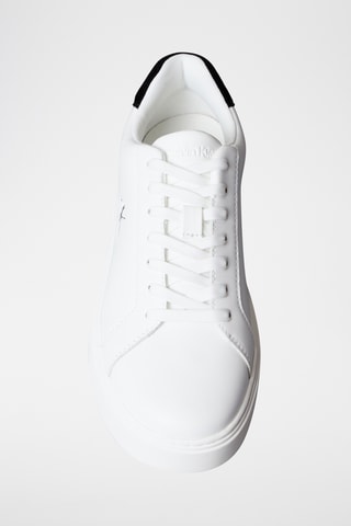 Baskets en cuir - Blanc et noir