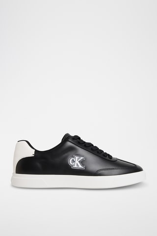 Baskets en cuir - Noir et blanc 