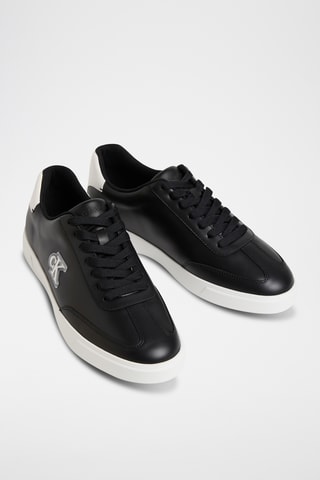 Baskets en cuir - Noir et blanc 