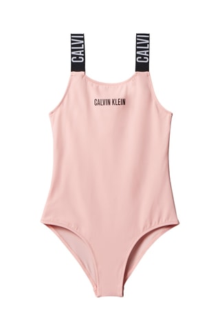 Maillot 1 pièce - Rose poudré et noir