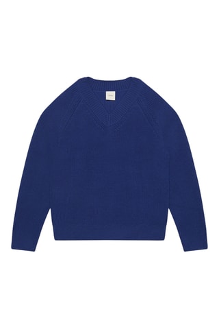 Pull en laine - Bleu marine