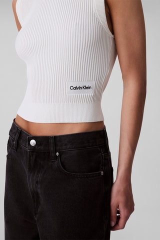 Pull sans manches - Blanc