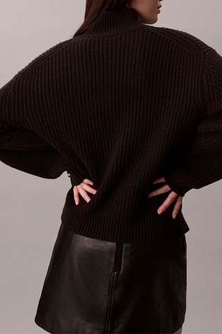 Pull en laine - Noir