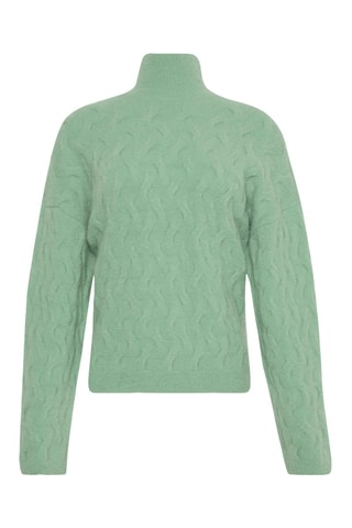 Pull en laine et alpaga - Vert d’eau