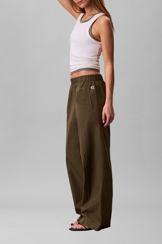 Pantalon straight - Beige