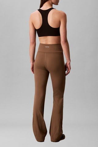 Pantalon taille haute - Marron clair