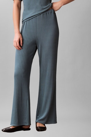 Pantalon straight - Vert