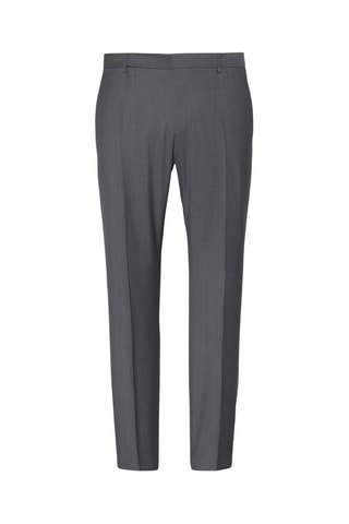 Pantalon slim en laine - Gris