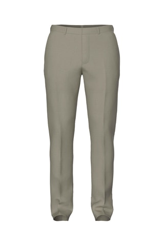 Pantalon en lin - Gris clair