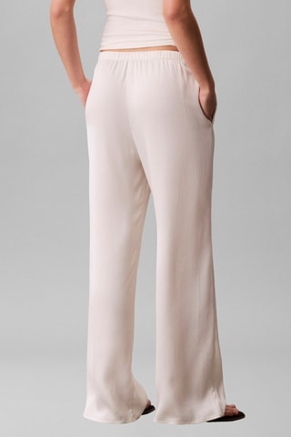Pantalon regular - Blanc
