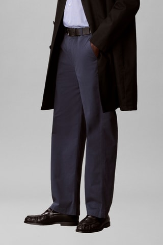 Chino straight - Bleu marine