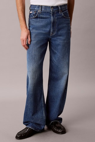 Jean baggy - Bleu cobalt