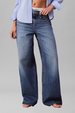 Jean wide legs - Bleu cobalt