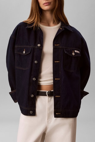 Veste en jean - Bleu marine