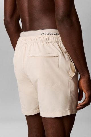 Short de bain - Blanc