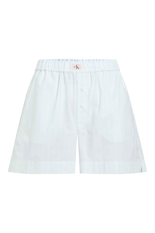 Short de pyjama en coton biologique - Vert d’eau