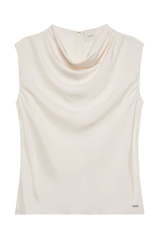 Top drapé - Ecru