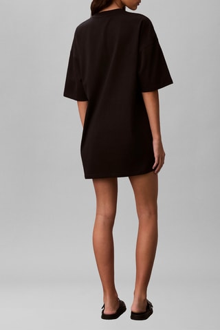 Robe t-shirt oversize - Noir