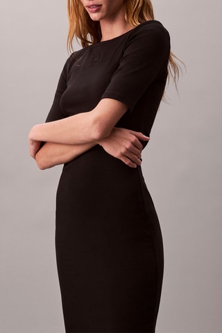 Robe t-shirt - Noir