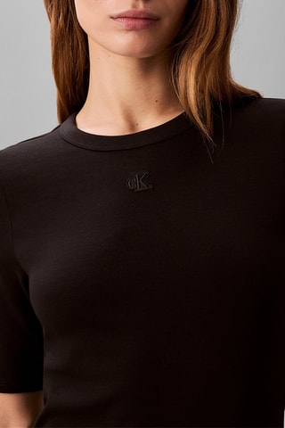 Robe t-shirt - Noir