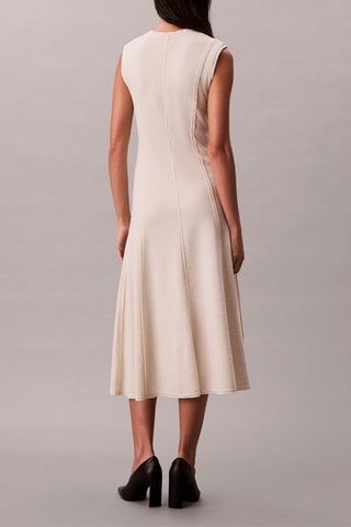 Robe midi - Ecru