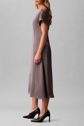 Robe trapèze - Gris foncé